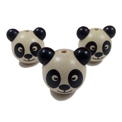 (Bild für) Motivperle - 3D Panda