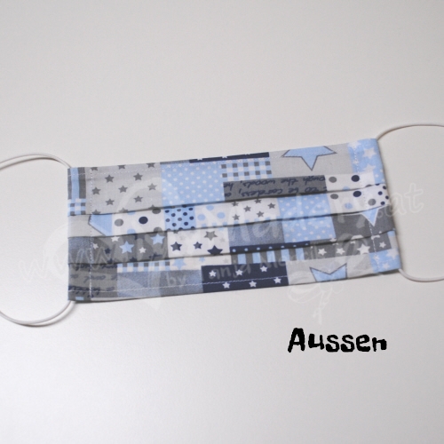 (Bild für) BHM 1LG Weihnachtsmotiv blau - zum Schließen ins Bild klicken