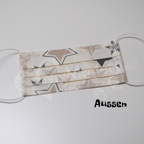 (Bild für) BHM 1LG Weihnachtssterne beige - zum Schließen ins Bild klicken