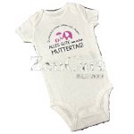 (Bild für) Baby Body "Muttertag" weiß/rosa
