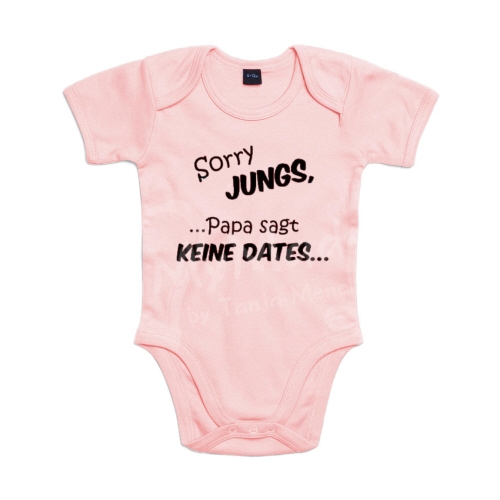 (Bild für) Baby Body "Sorry Jungs" Rosa - zum Schließen ins Bild klicken