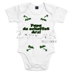 (Bild für) Baby Body "Papa du schaffst das" Weiß