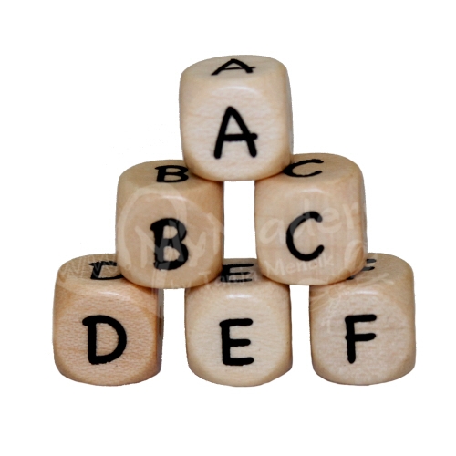 (Bild für) HOLZ Buchstaben 10mm - zum Schließen ins Bild klicken