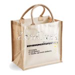 (Bild für) Jutetasche groß "Beziehungsstatus"