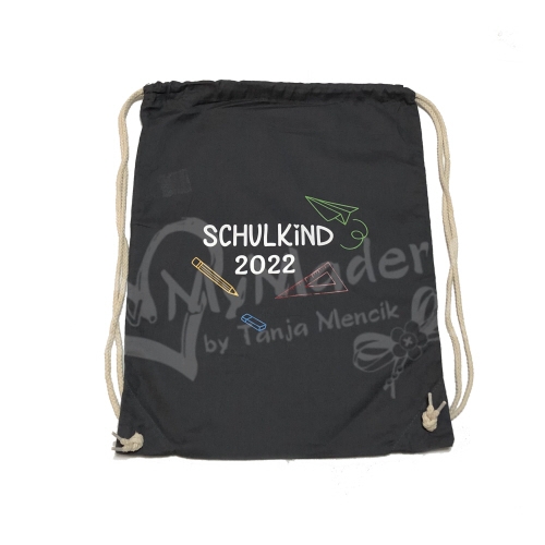 (Bild für) Turnbeutel Schulkind 2025 - zum Schließen ins Bild klicken